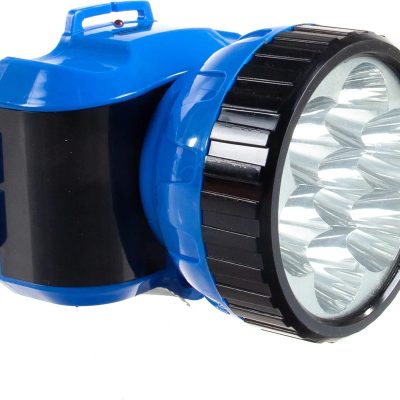 Аккумуляторный налобный фонарь 7 LED Smartbuy, синий (SBF-24-B)