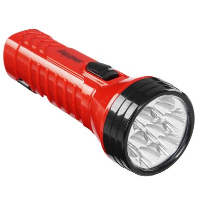 Аккумуляторный светодиодный фонарь с прямой зарядкой 7 LED Smartbuy, красный (SBF-95-R) 40/160