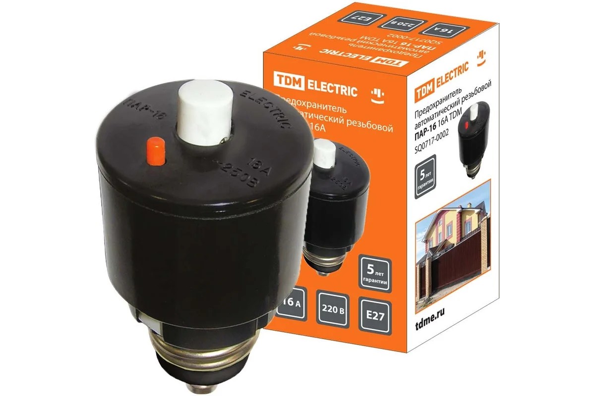 Предохранитель автоматический ПАР-25 25А TDM SQ0717-0003 (10/100)