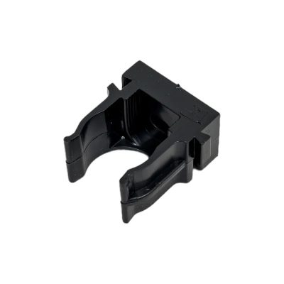 Крепеж-клипса для труб для монтажного пистолета черная в п/э д16 (100шт/1100шт уп/кор) Промрукав