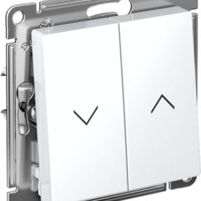 Выключатель для жалюзи 2-кл. AtlasDesign 10А механизм бел. SE ATN000119