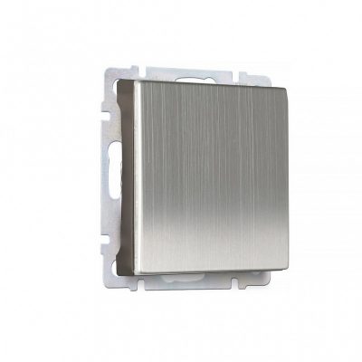Выключатель проходной 1-клавишный 10А серый никель "Нептун" (SBE-05gn-10-SW12-0)