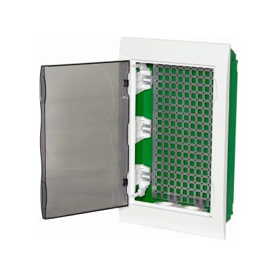 Корпус встраиваемый City9 Box IT 3 ряда 36мод. 2 розетки с прозр. дверцей SE EZ9E312S2FIT