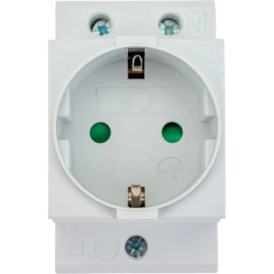 Розетка на DIN-рейку PRO MRD10-16-E 16А с заземлением Эра Б0057482