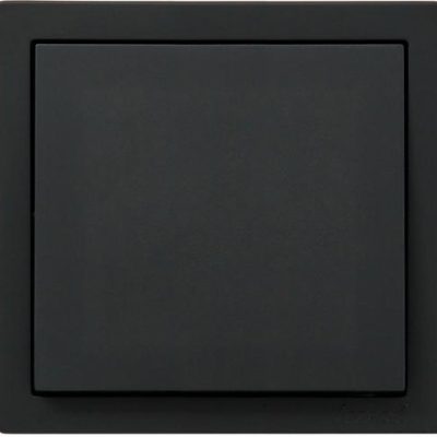 Выключатель 1-кл. ОП LETO черн. бархат LEZARD 752-4200-100