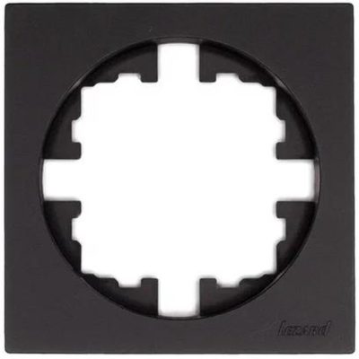 Рамка 1-м OSEN горизонт. квадрат черн. бархат LEZARD 743-4200-146