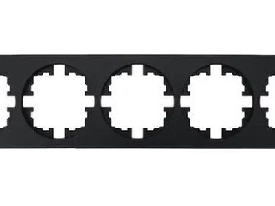 Рамка 5-м OSEN горизонт. квадрат черн. бархат LEZARD 743-4200-150