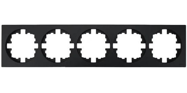 Рамка 5-м OSEN горизонт. квадрат черн. бархат LEZARD 743-4200-150 Рамка 5-м OSEN горизонт. квадрат черн. бархат LEZARD 743-4200-150