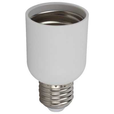 Патрон переходник E40-E27 белый ЭРА Б0027978