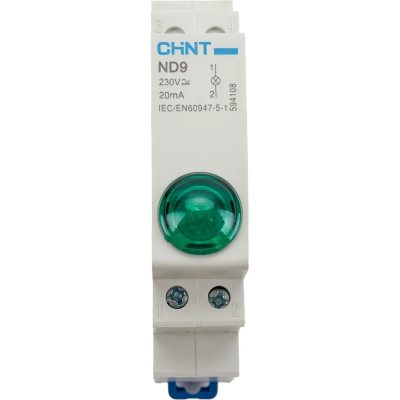 Индикатор ND9-1/g AC/DC 230В (LED) (R) зел. CHINT 594108