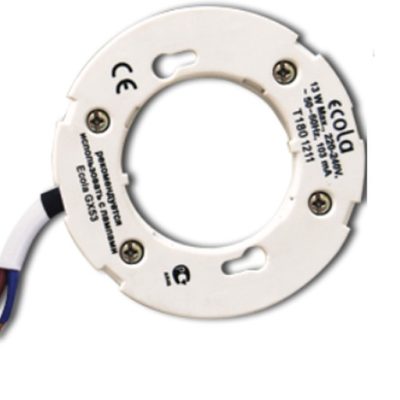 Патрон Ecola base GX53 с проводами 2х10см с проходными контактами