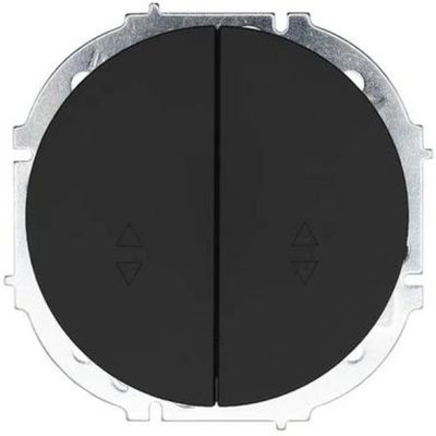 Выключатель проходной 2-кл. СП OSEN 10А IP20 механизм черн. бархат LEZARD 743-4288-106