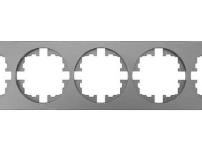 Рамка 5-м OSEN горизонт. квадрат сер. матов. LEZARD 743-7400-150