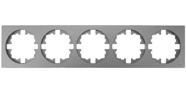 Рамка 5-м OSEN горизонт. квадрат сер. матов. LEZARD 743-7400-150 Рамка 5-м OSEN горизонт. квадрат сер. матов. LEZARD 743-7400-150