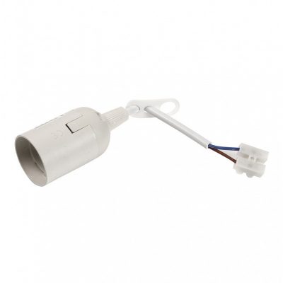 Патрон Smartbuy Е27 пластиковый подвесной с клеммной колодкой, белый (SBE-LHP-tbw-E27)