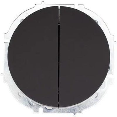 Выключатель 2-кл. СП OSEN 10А IP20 механизм черн. бархат LEZARD 743-4288-101