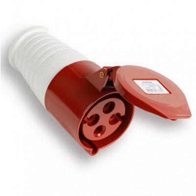 Розетка переносная 224 3Р+РЕ 32А 380В IP44, Smartbuy (SBE-32-PS4-380 )