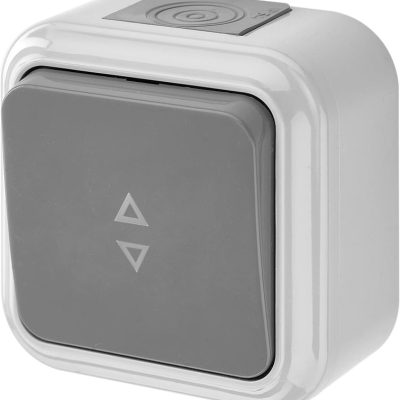 Выключатель 1-кл. ОП на два направления ПРАЛЕСКА АКВА IP54 сер. Bylectrica А610-868 03