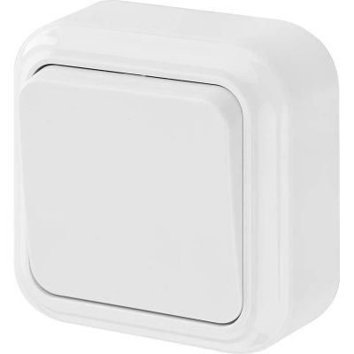 Выключатель 1-кл. ОП 6А IP20 бел. Пралеска Bylectrica А1 6-131