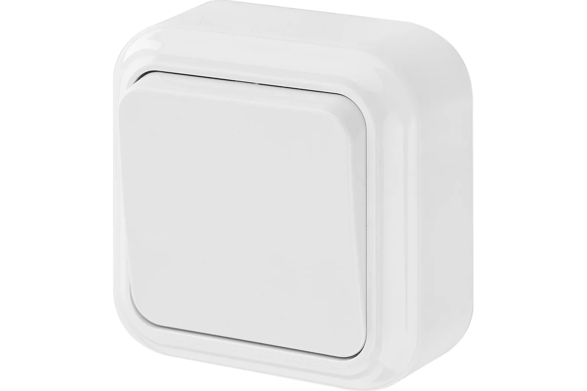 Выключатель 1-кл. ОП 6А IP20 бел. Пралеска Bylectrica А1 6-131 Выключатель 1-кл. ОП 6А IP20 бел. Пралеска Bylectrica А1 6-131