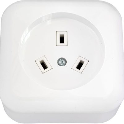 Розетка 1-м ОП 32А IP20 бел. Bylectrica РА32-002