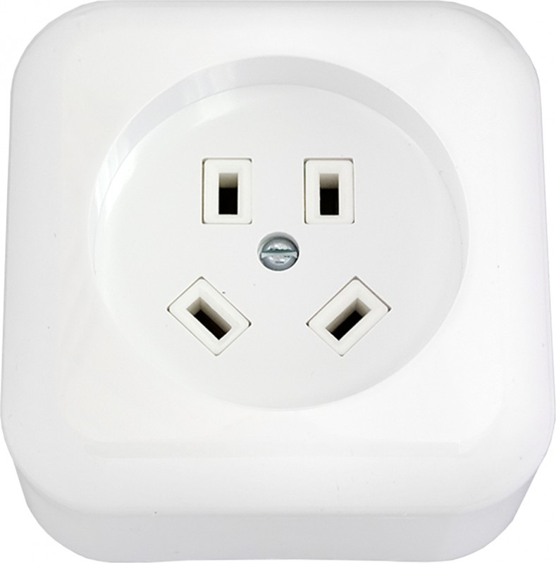 Розетка 1-м ОП 32А бел. Bylectrica РА32-005 Розетка 1-м ОП 32А бел. Bylectrica РА32-005