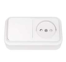 Розетка компьютерная 2-м ОП бел. Bylectrica РК216-005