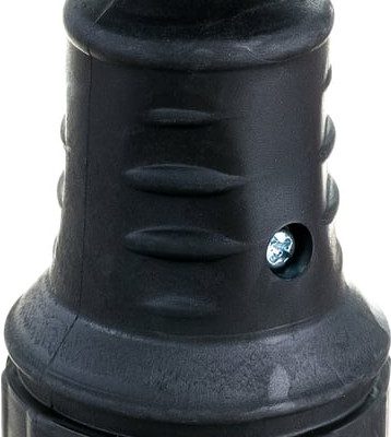 Розетка 16А IP20 250В без заземл. каучук черн. Bylectrica Р16-386