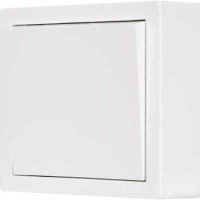 Выключатель 1-кл. ОП LETO бел. LEZARD 752-0200-100