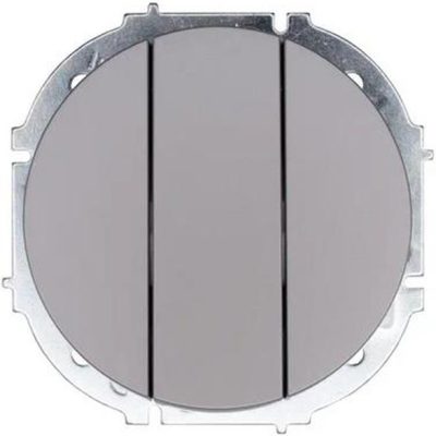 Выключатель 3-кл. СП OSEN механизм сер. матов. LEZARD 743-7488-109