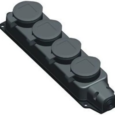 Колодка каучуковая 4х местная Lemen (турция) (15/90)