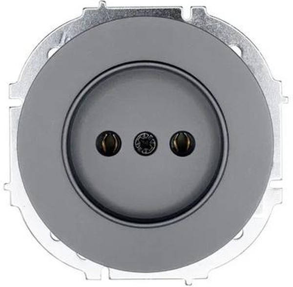 Розетка 1-м СП OSEN без заземл. ПБТ механизм сер. матов. LEZARD 743-7488-121B Розетка 1-м СП OSEN без заземл. ПБТ механизм сер. матов. LEZARD 743-7488-121B