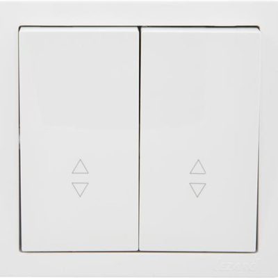 Выключатель проходной 2-кл. ОП LETO бел. LEZARD 752-0200-106